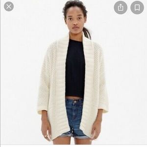 Madewell chunky kimono cardigan sweater